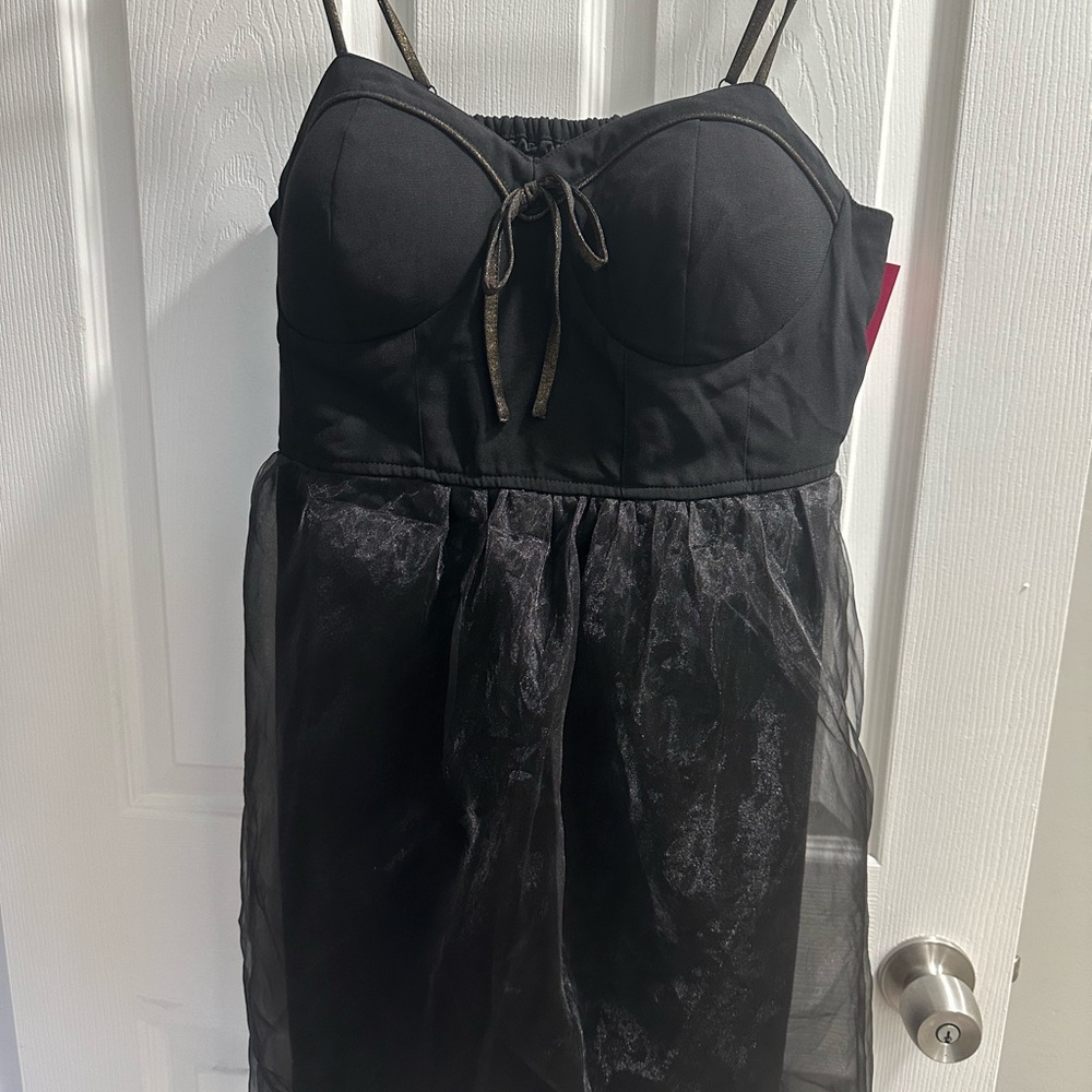 Xhilaration Black Mini Dress